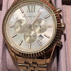 MICHAEL KORS Gold-Tone Watch 