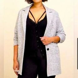 Torrid Studio Double Knit Boyfriend Blazer (6×/30)