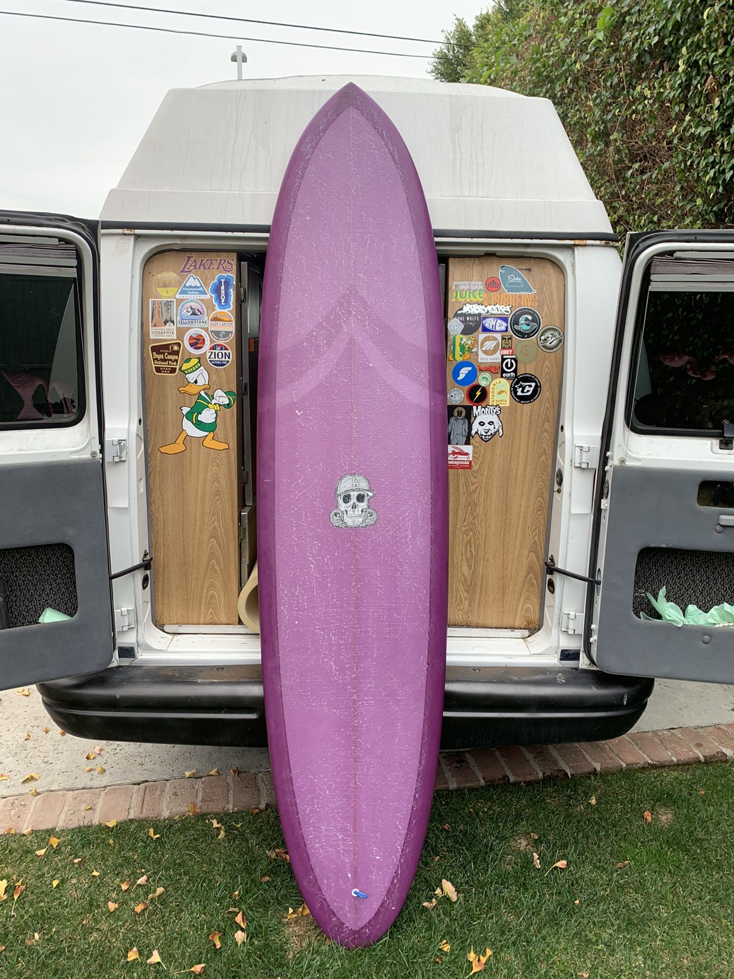 7’11” MLC mid length Shred The Gnar surfboard
