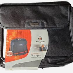 Targus 15.4” Clamshell Notepac Laptop Notebook Carry Case Shoulder Bag
