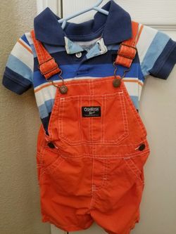 OshKosh Bgosh 18 months coveralls set