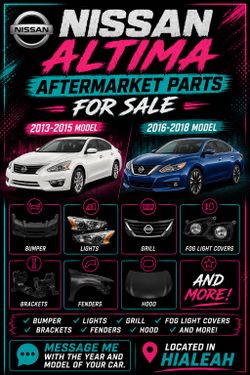 Nissan Altima parts