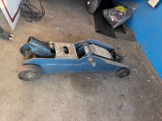 Blue Steel Floor Jack