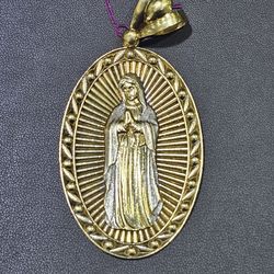10kt YG Virgin Mary Pendant. (C-1) #(contact info removed)88