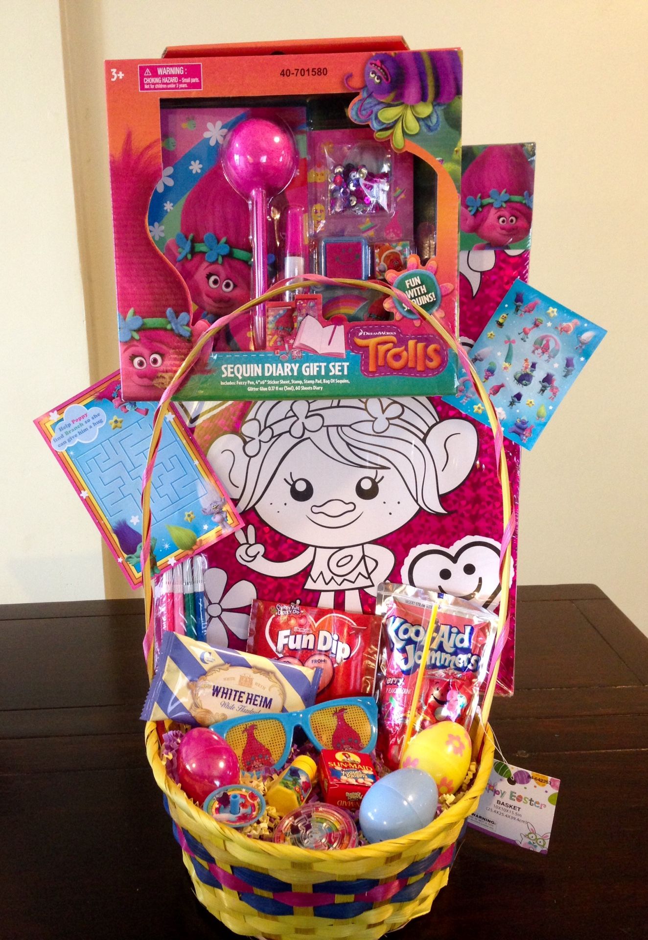 Trolls Easter Basket