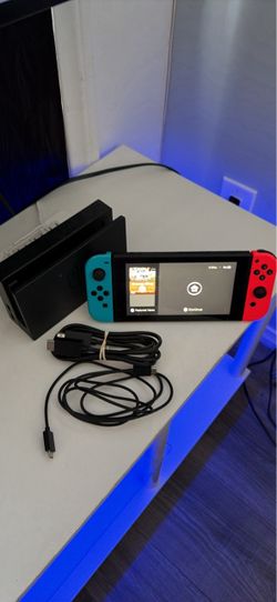 Nintendo Switch Console with Dock and Cables
