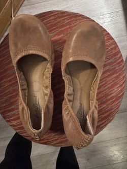Leather Flats Size 8