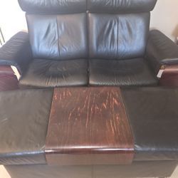 Ekornes Stressless Pegasus Sofa + Loveseat + Storage Ottoman