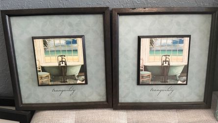 Tranquility Framed Wall Art Set of 2