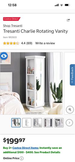 Tresanti Charlie Rotating Vanity，$120