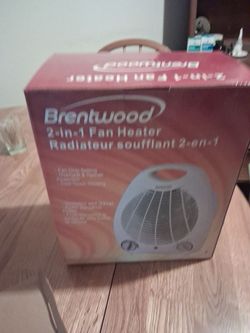 Brentwood 2-in-1 Fan Heater