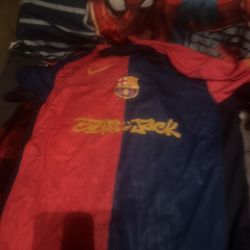 Authentic FC Barcelona x Travis Scott Limited Edition Match Home 2024/25 Jersey Player Version