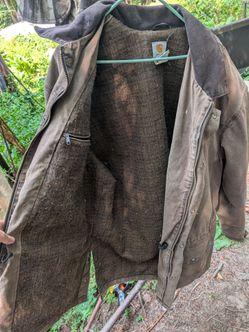 Old Barn chore coat carpet lined Carhartt 2xl