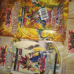Vintage 1996 YUGIOH BOOSTER PACK cards Lot Yu Go Oh Cards 