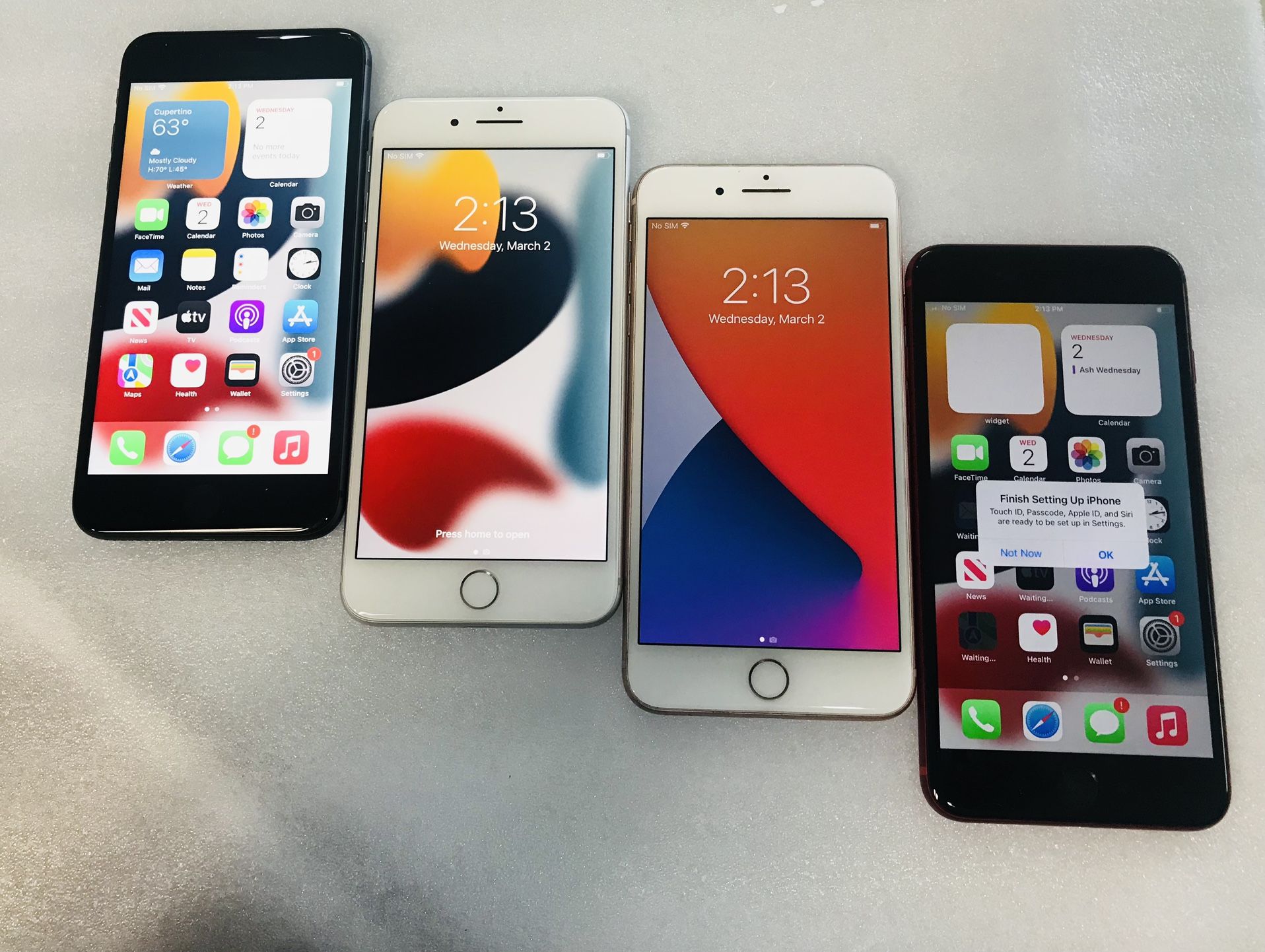 Factory Unlocked iphone 8 plus , sold with store warranty | Each