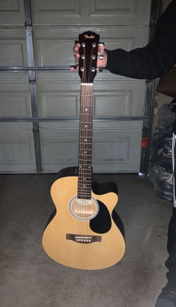 Fender acoustic electric guitar