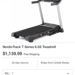 Nordic track T series 6.5s treadmill can deliver for Sale in Los Angeles CA OfferUp