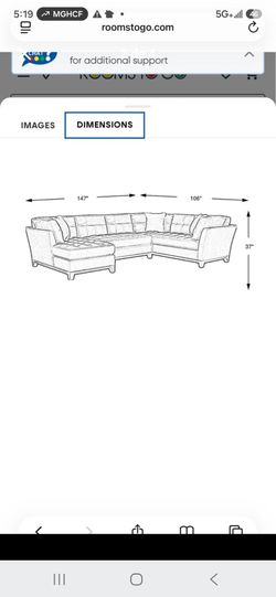 🛻 Cindy Crawford sectional