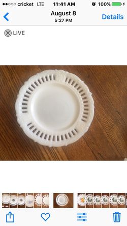 Milkglass Plate