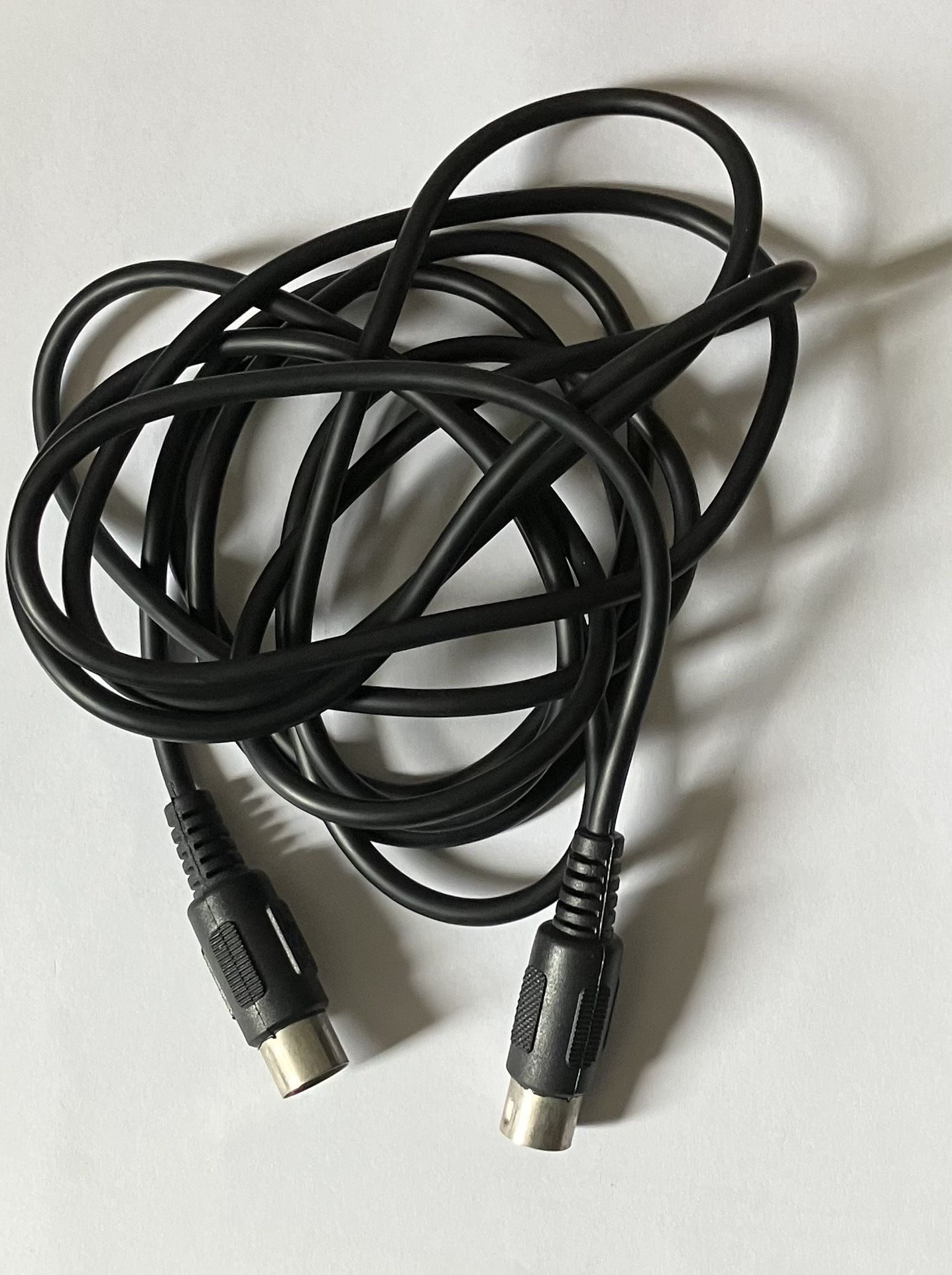 Two Hosa 10’ 5 Pin Midi Keyboard/Synth Cables