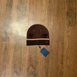 Brown L V Beanie