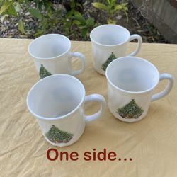 Christmas Mugs-set of four