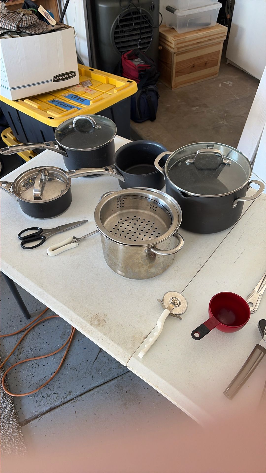 Kitchen pots, Pans, Misc