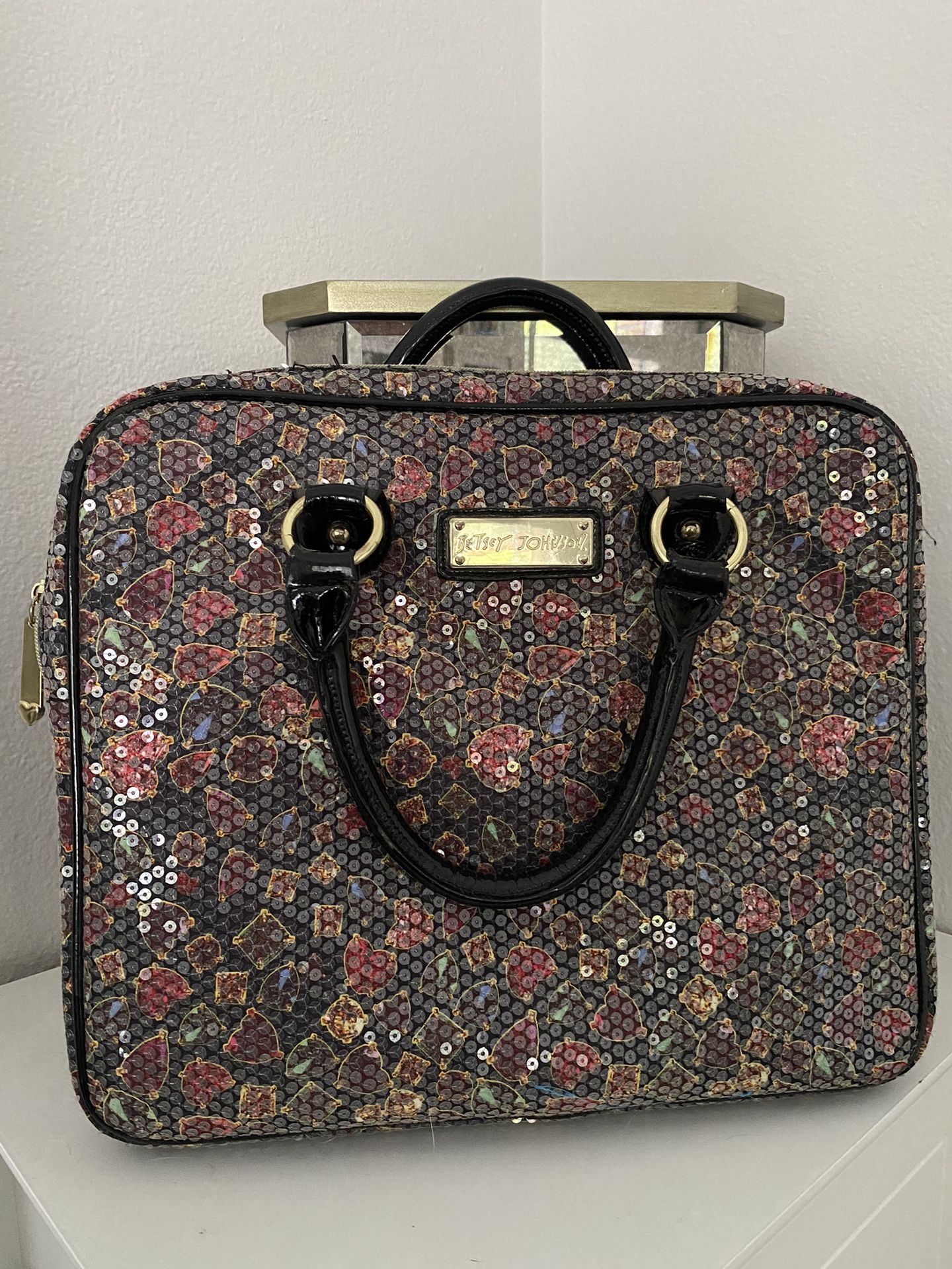 Betsy Johnson sequin Laptop Bag