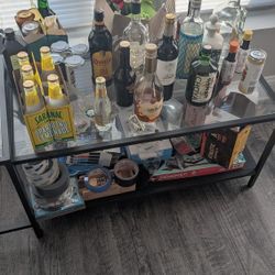 Two Piece Glass Table From Ebern Design