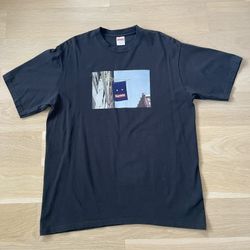 Supreme Banner Tee Black Large