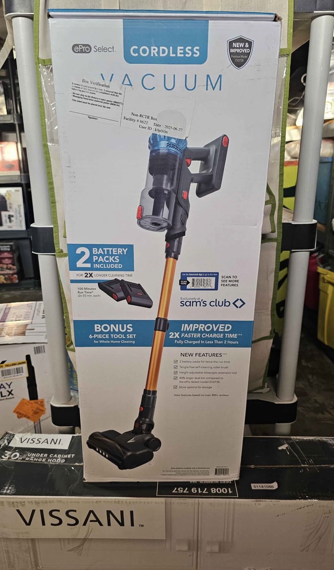 Epro Select Cordless Vacuum Cleaner 