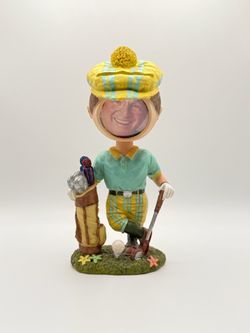 MEET the BOBBLING HEADS Golfer by Melannco