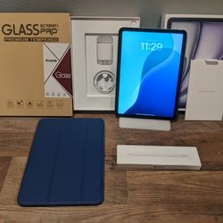 Apple iPad Air M2 Tablet 11" WiFi 256GB Silver w/ AppleCare Warranty