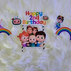 Cocomelon Cake Toppers 