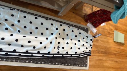 Adidas polka dots wide leg pant  S