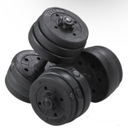 Man Workout Body Building Training Home Dumbbell Set Black
