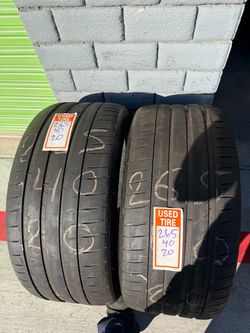 265/40/20 used tires