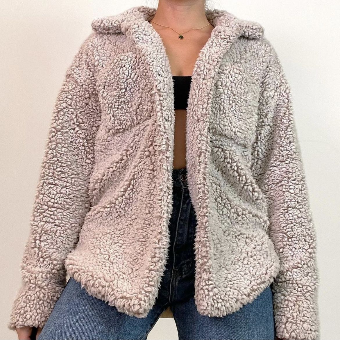 Thread & Supply Fluffy Sherpa Boho Jacket