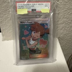 2019 POKEMON SUN & MOON FA/MISTY’S FAVOR UNFIED MINDS