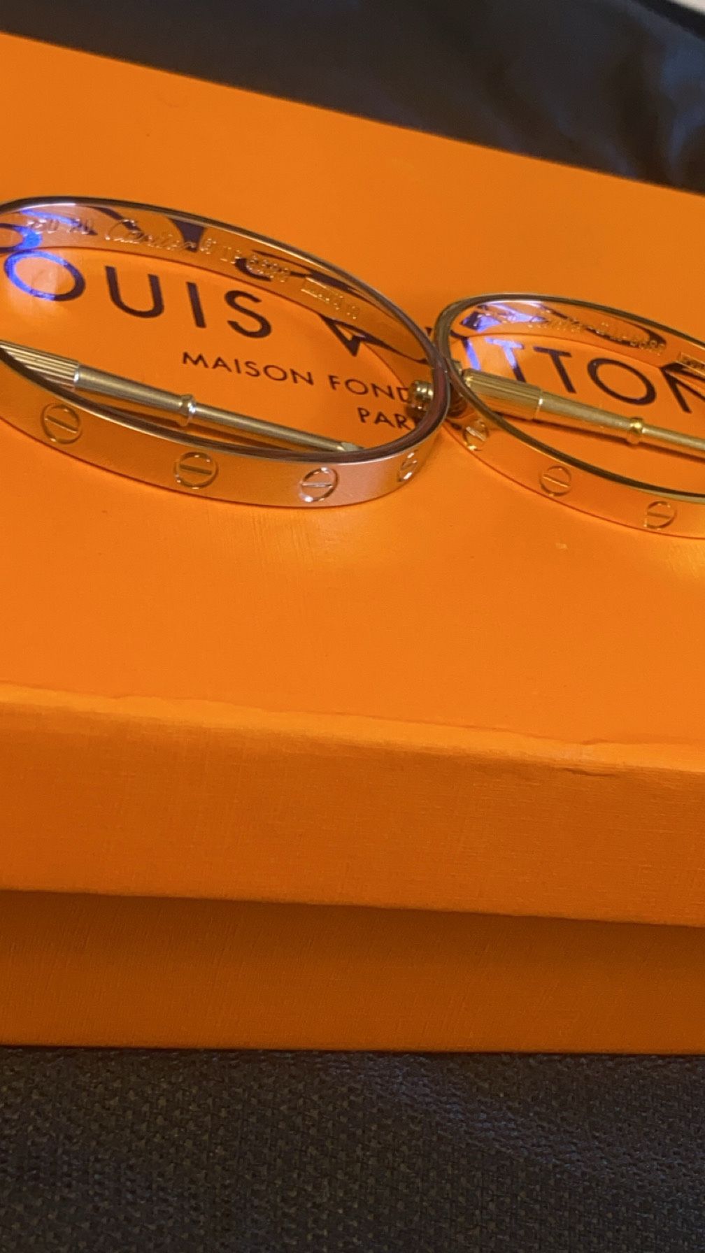 Gold And Silver Cartier Bracelet