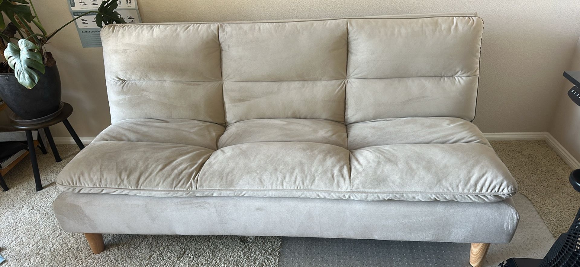 Convertible Futon Sleeper Sofa Couch Bed