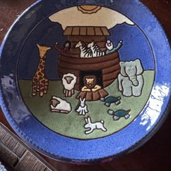 Noah’s Ark Pottery Dish