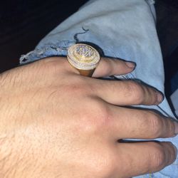 Gold Ring 14K Mens