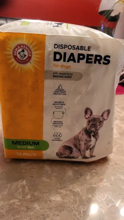 Arm N Hammer Female Diapers Sz Medium 12 Count 