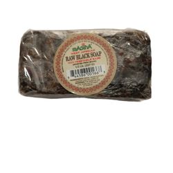 Raw Black Soap 100% Vegetable Base 8 Oz