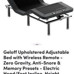Adjustable Twin Bed With Remote