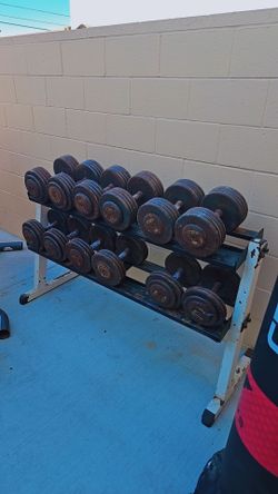 Heavy Dumbbell Set & EXTRAS (READ DESCRIPTION)