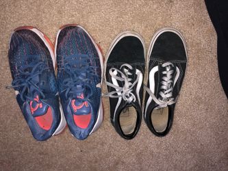 Size 5 Women’s Vans and Nikes