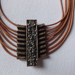 Vintage Leather Choker 