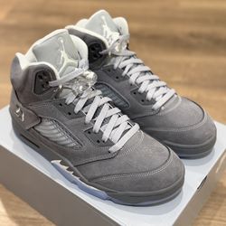 Air Jordan 5 Wolf Grey Size 10